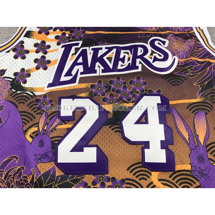 Maillot Los Angeles Lakers Kobe Bryant NO 24 Mitchell & Ness Lunar New Year Volet